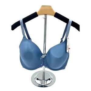 Whimsey By Lunaire 27911 Denim Bra Blue 36DD New‎ With Tag